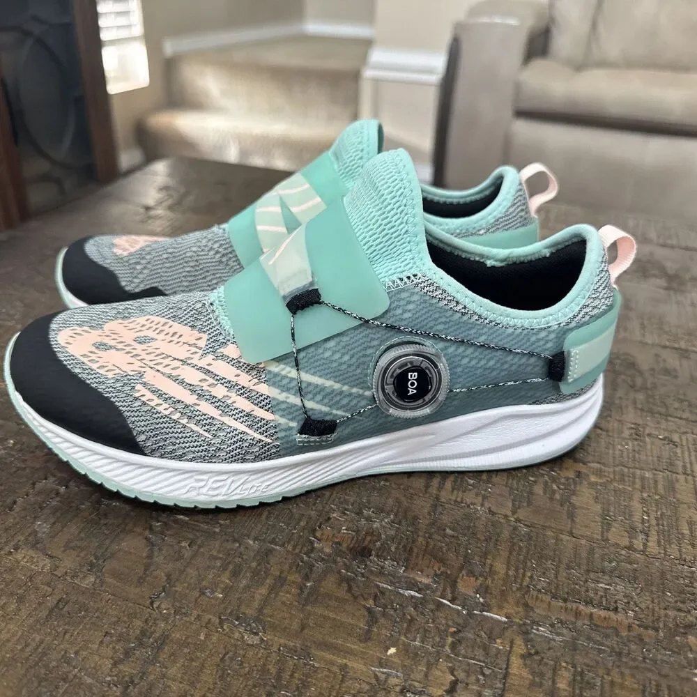 New Balance Shoes Youth 6 Wide Fuel cell  Reveal v2 BOA Lace Sneakers Teal
